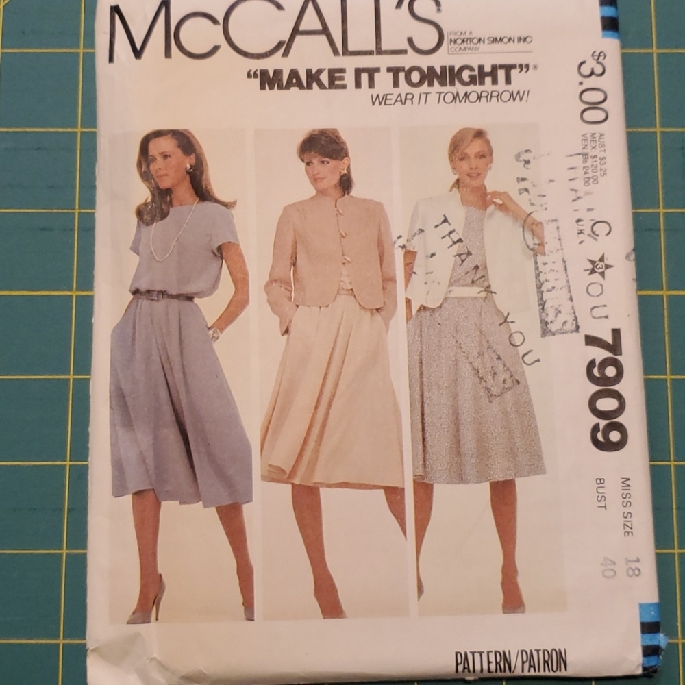 Vintage McCall's pattern